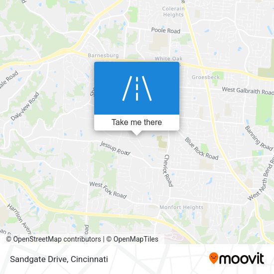 Mapa de Sandgate Drive