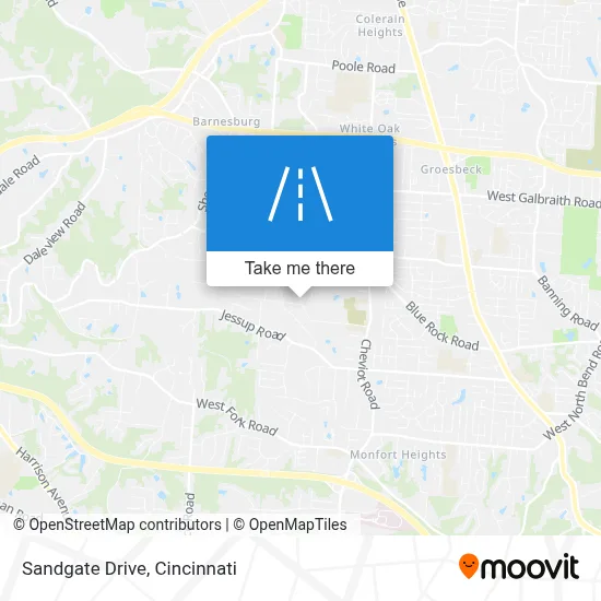 Sandgate Drive map