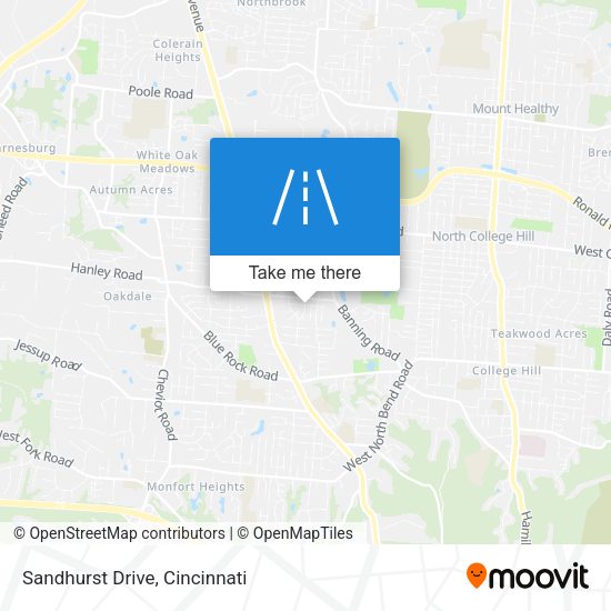 Sandhurst Drive map