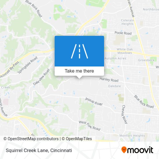 Mapa de Squirrel Creek Lane