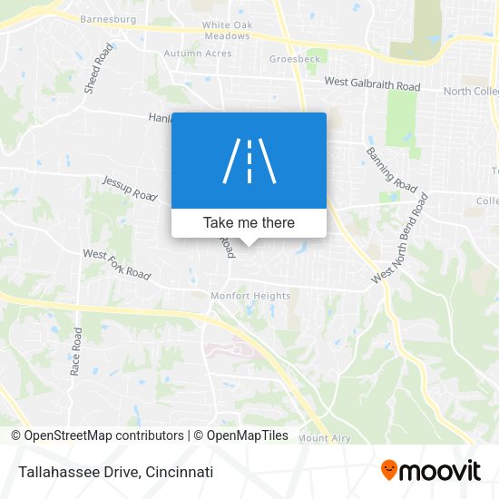 Tallahassee Drive map
