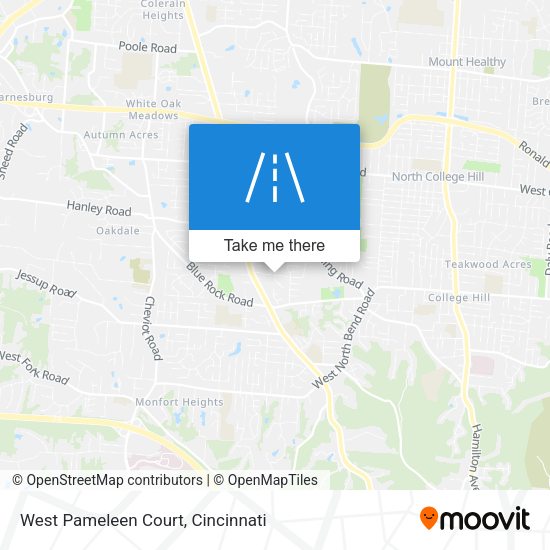 West Pameleen Court map