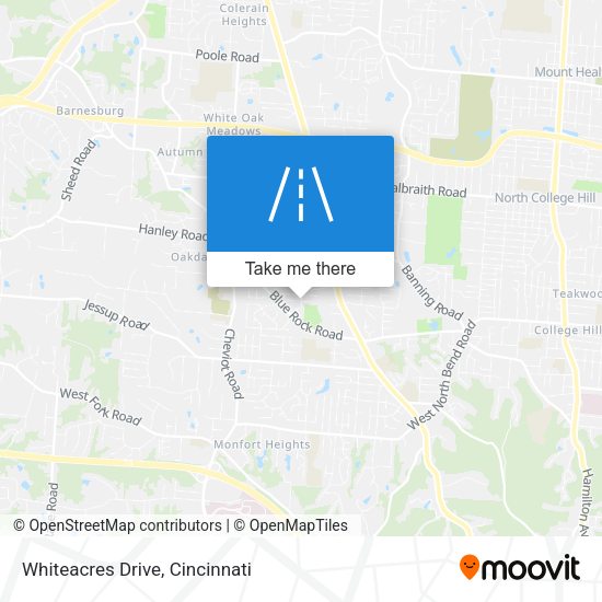 Mapa de Whiteacres Drive
