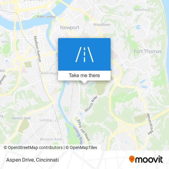 Aspen Drive map