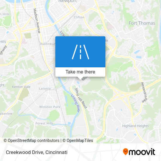Mapa de Creekwood Drive