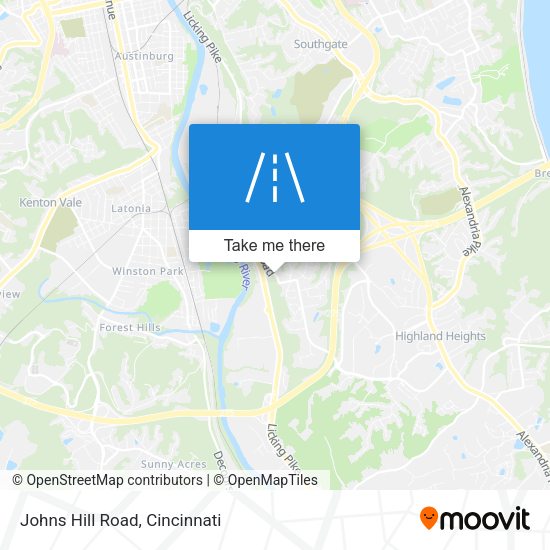 Mapa de Johns Hill Road