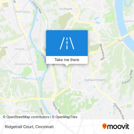 Ridgetrail Court map