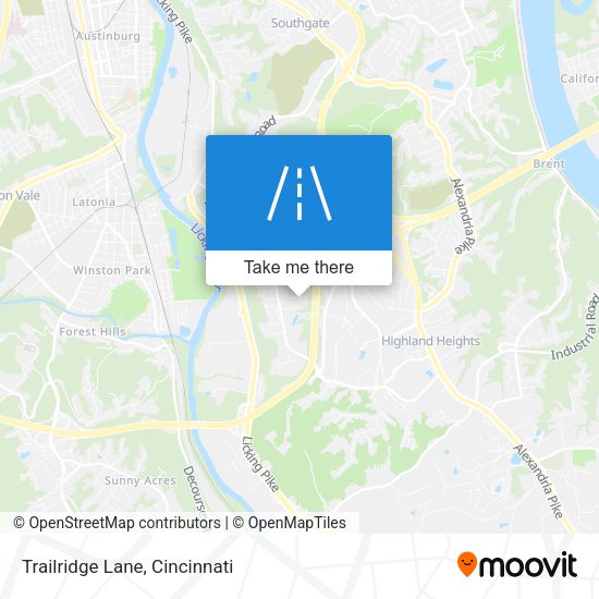 Mapa de Trailridge Lane