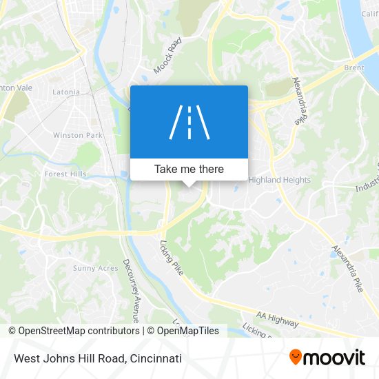 Mapa de West Johns Hill Road