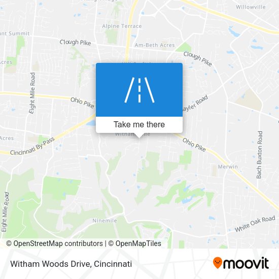 Mapa de Witham Woods Drive