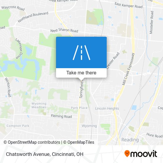 Mapa de Chatsworth Avenue