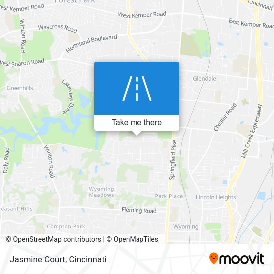 Mapa de Jasmine Court