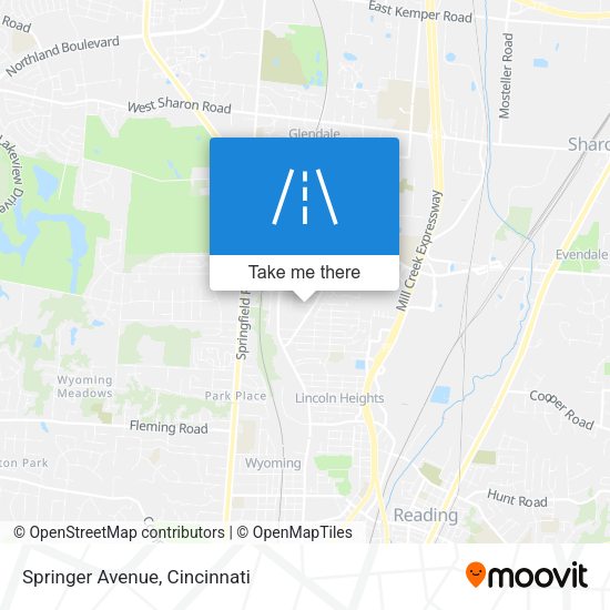 Springer Avenue map