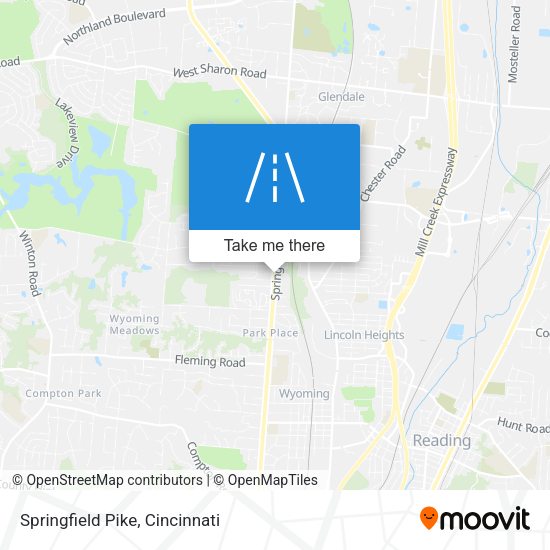 Mapa de Springfield Pike