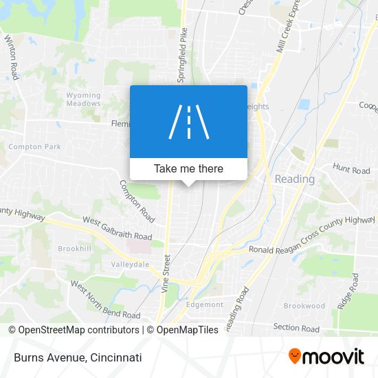 Mapa de Burns Avenue