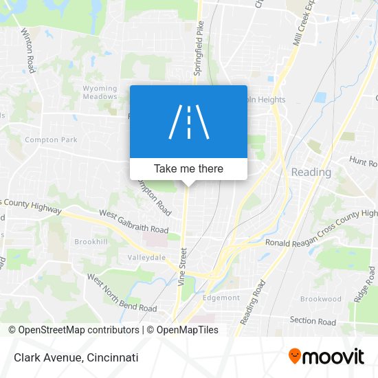 Mapa de Clark Avenue