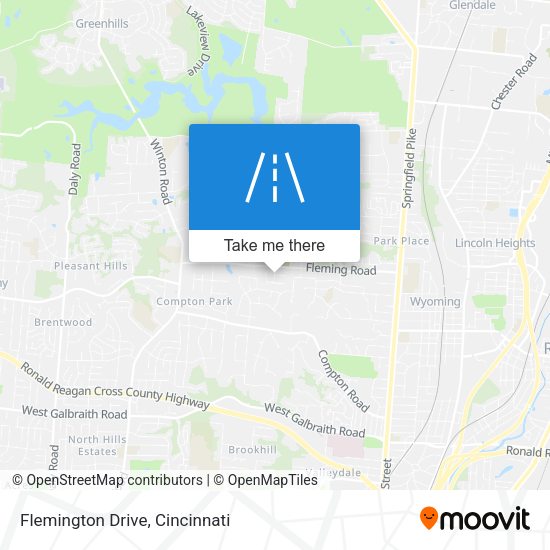 Flemington Drive map