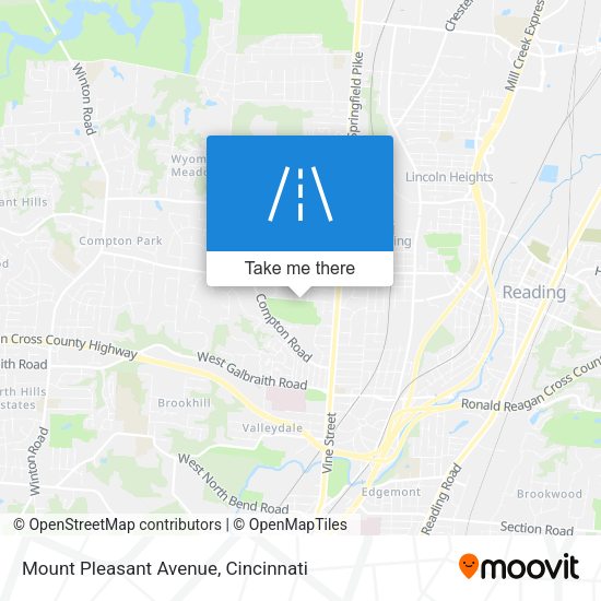 Mount Pleasant Avenue map