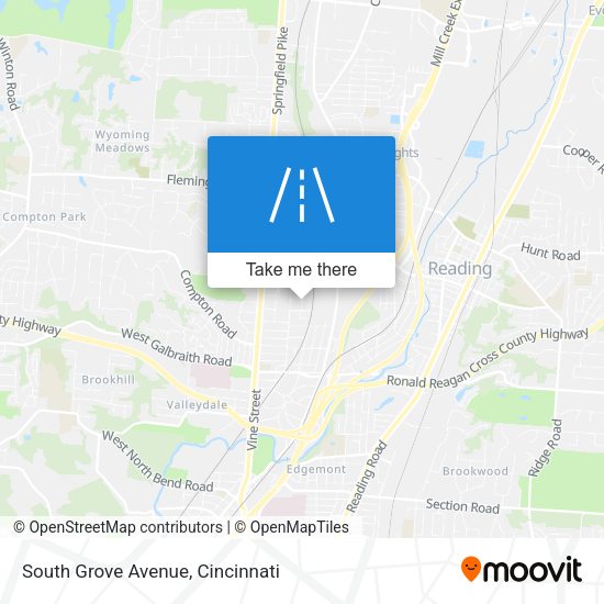Mapa de South Grove Avenue