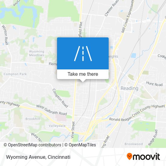Mapa de Wyoming Avenue