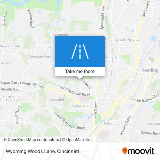 Mapa de Wyoming Woods Lane