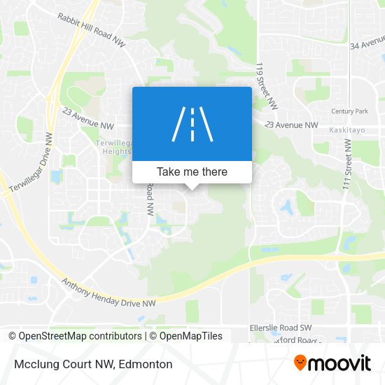 Mcclung Court NW map