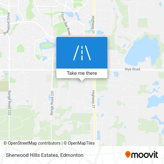 Sherwood Hills Estates map