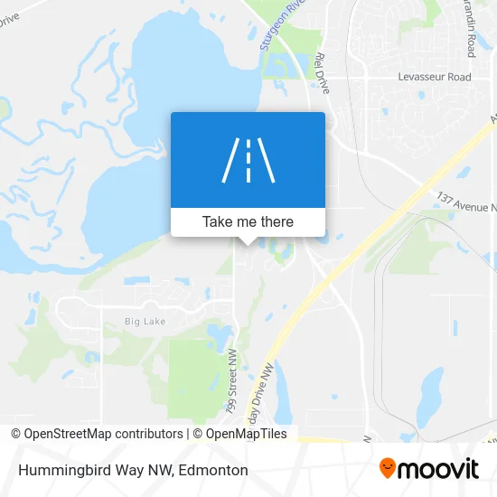 Hummingbird Way NW map