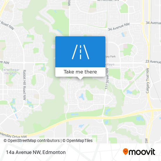 14a Avenue NW map