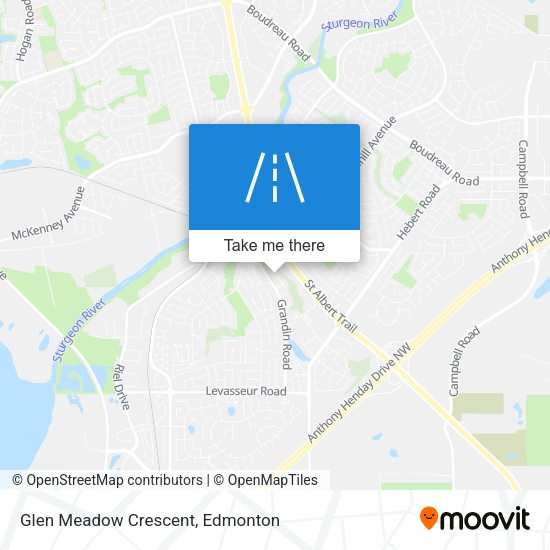 Glen Meadow Crescent map