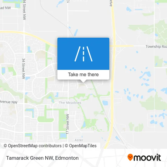 Tamarack Green NW map