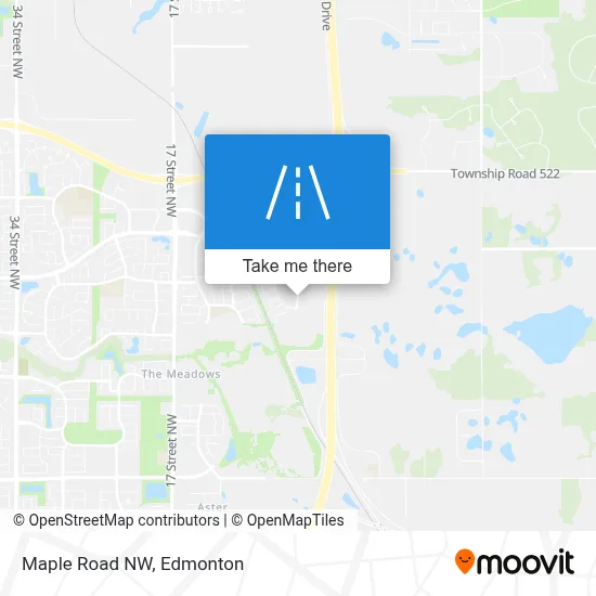Maple Road NW map