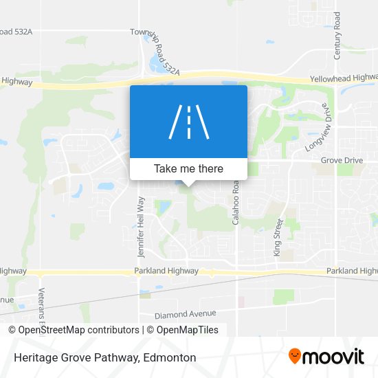 Heritage Grove Pathway map