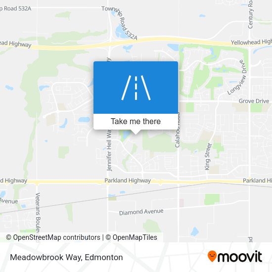 Meadowbrook Way map