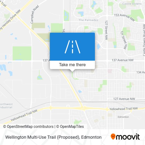 Wellington Multi-Use Trail (Proposed) map