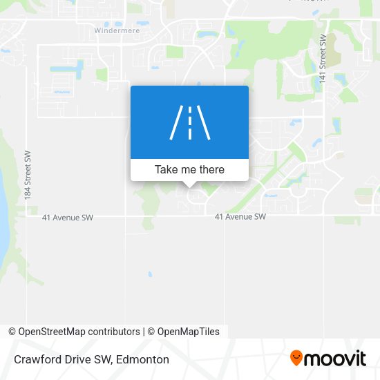 Crawford Drive SW plan