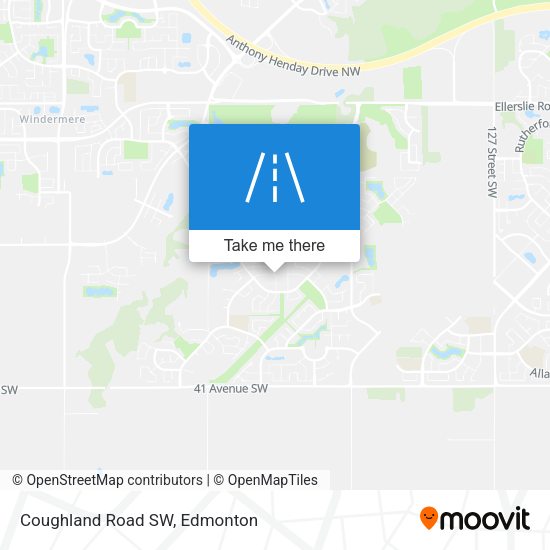 Coughland Road SW map