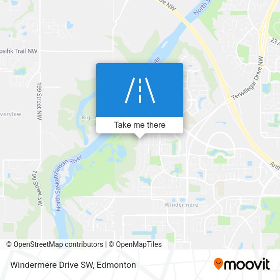 Windermere Drive SW map