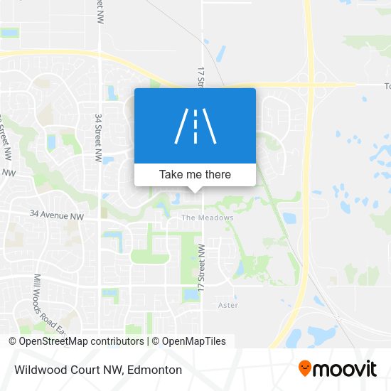 Wildwood Court NW map