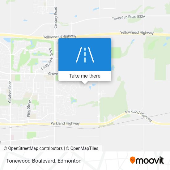 Tonewood Boulevard map