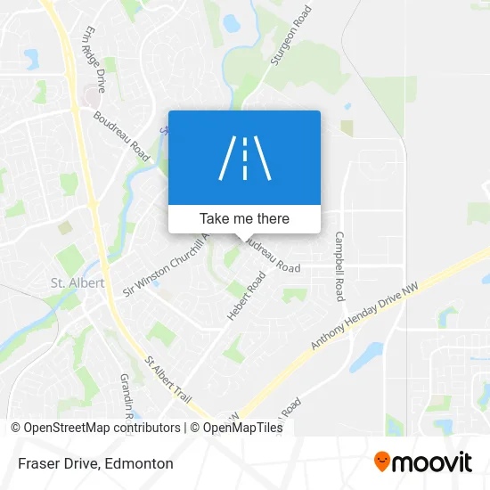 Fraser Drive map