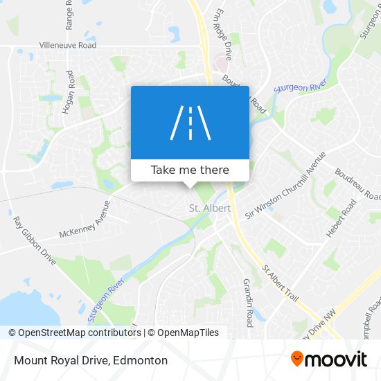 Mount Royal Drive map