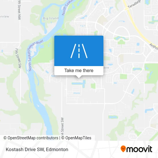 Kostash Drive SW map