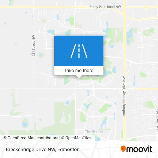 Breckenridge Drive NW map
