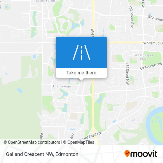 Galland Crescent NW plan
