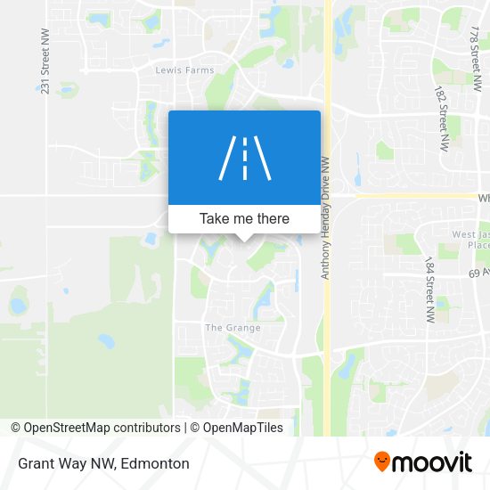 Grant Way NW plan