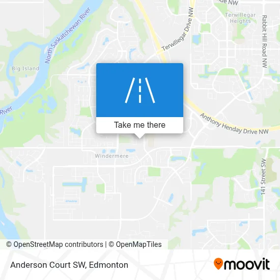 Anderson Court SW map