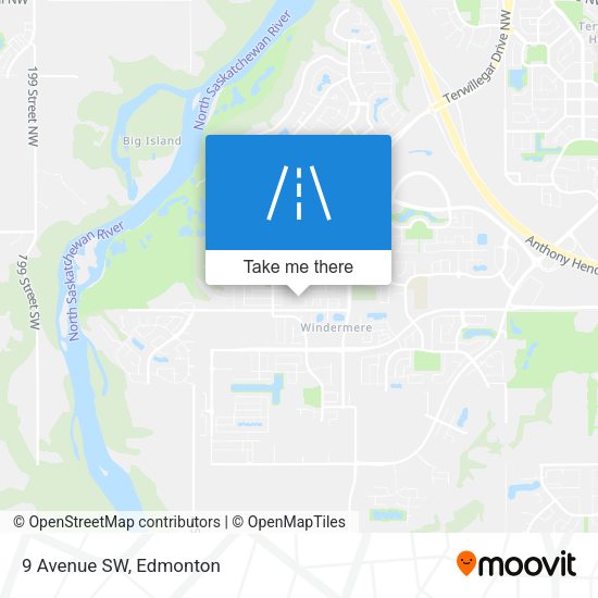 9 Avenue SW map