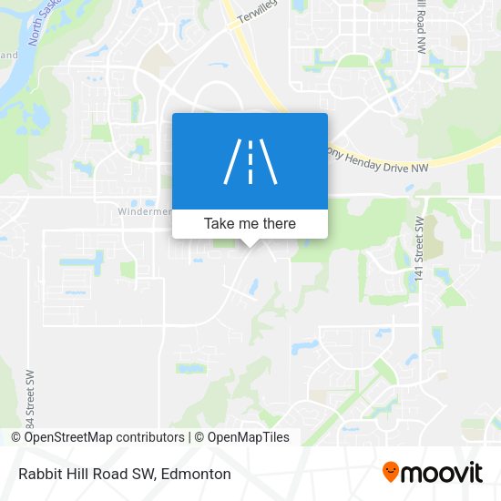Rabbit Hill Road SW plan