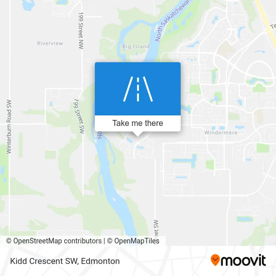 Kidd Crescent SW map